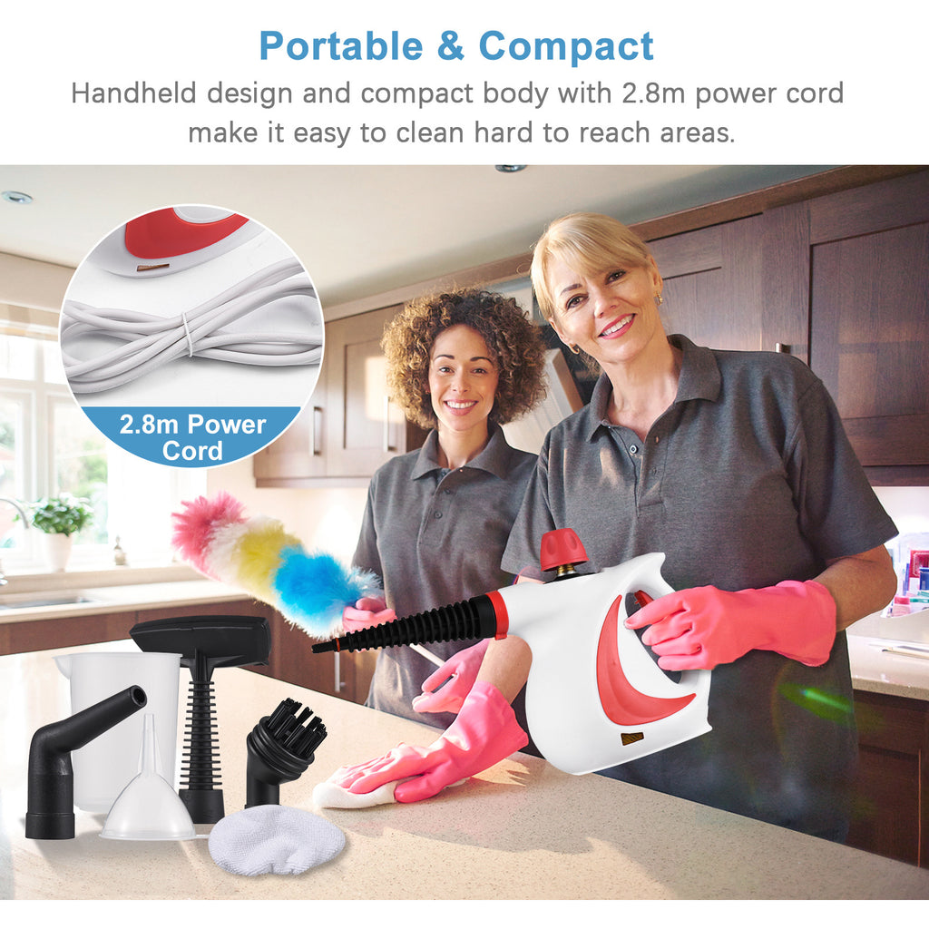 HydroSteam™ Pro Handheld Multi-Surface Steam Cleaner
